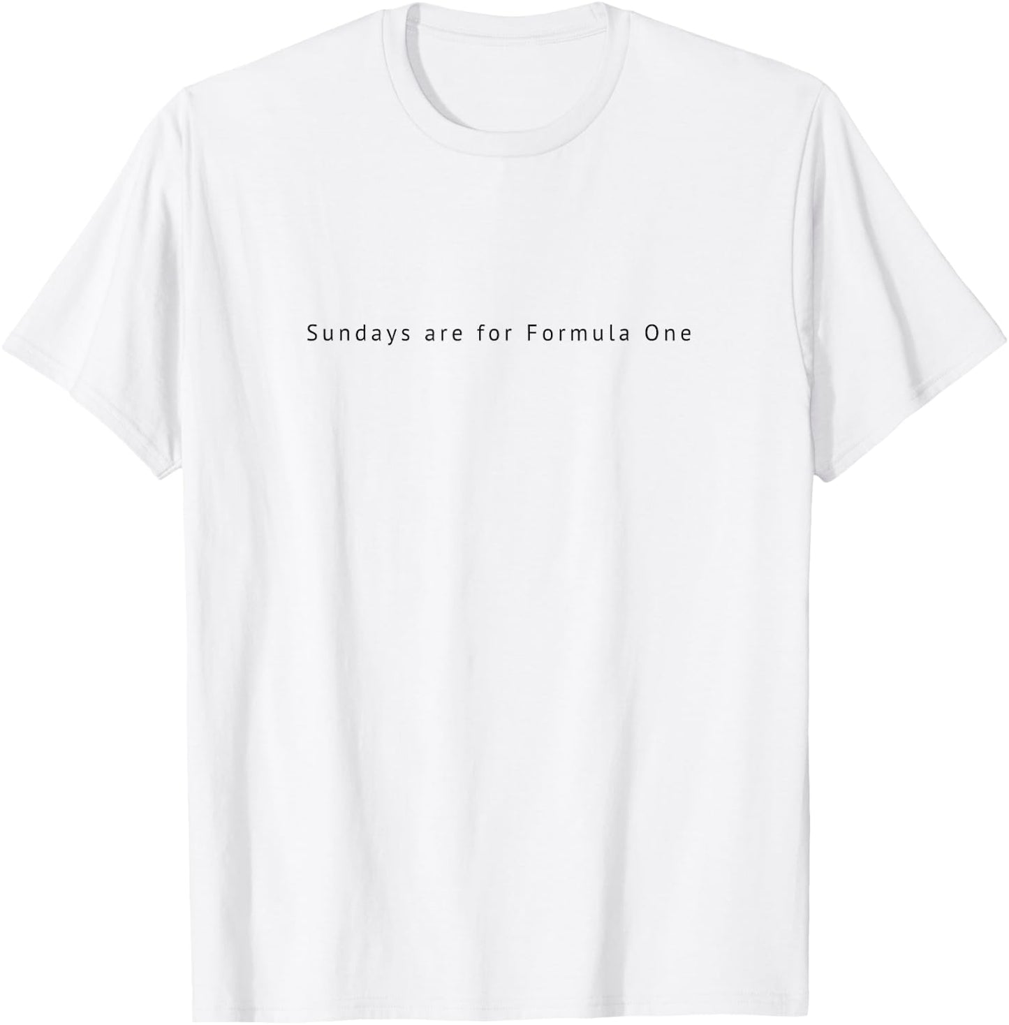Sundays F1 Design T-Shirt - T-Shirt | White