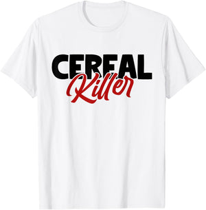 Cereal Killer | Horror Movies True Crime And Cereal Lovers T-Shirt - T-Shirt | White