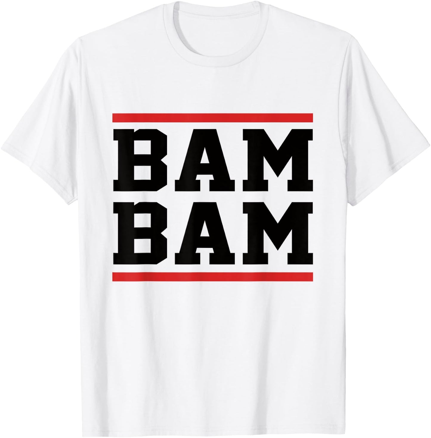 Funny Bam Bam Dirt Bike Rider Motocross Riding Joke T-Shirt - T-Shirt | White