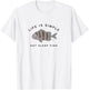 Life is simple, eat sleep fish, perfect for fisherman T-Shirt - T-Shirt | White