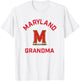 University of Maryland Terrapins Arched Grandma T-Shirt - T-Shirt | White