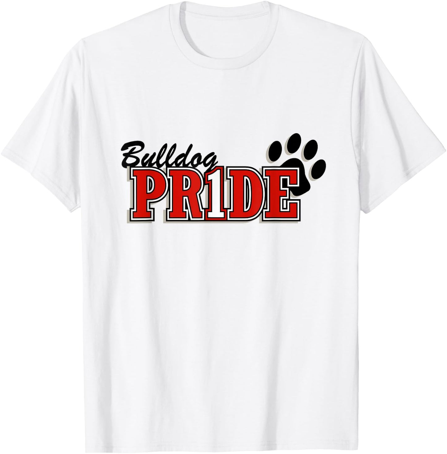 "Bulldog Football" for Sports Fans T-Shirt - T-Shirt | White