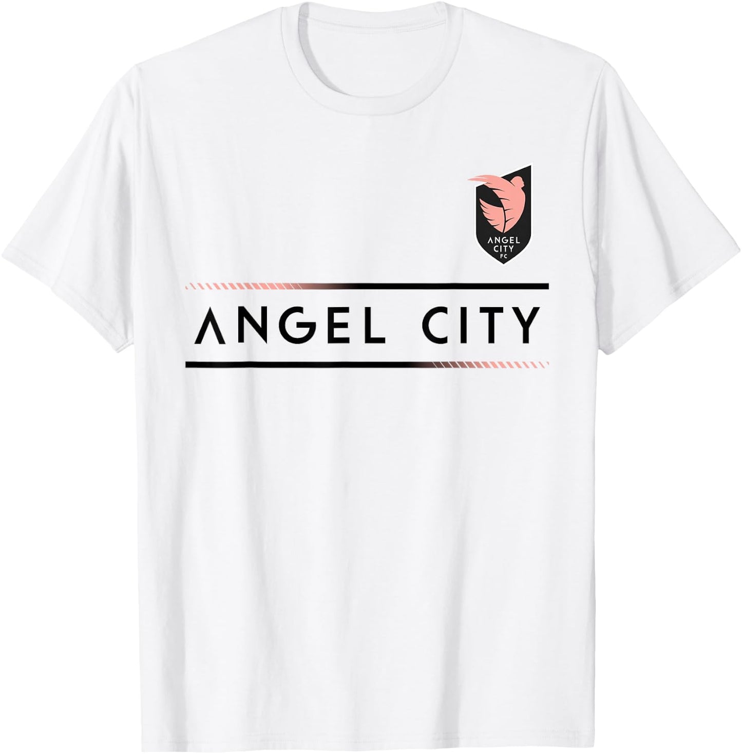 Officially Licensed Angel City FC NWSL Soccer Apparel T-Shirt - T-Shirt | White