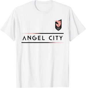 Officially Licensed Angel City FC NWSL Soccer Apparel T-Shirt - T-Shirt | White