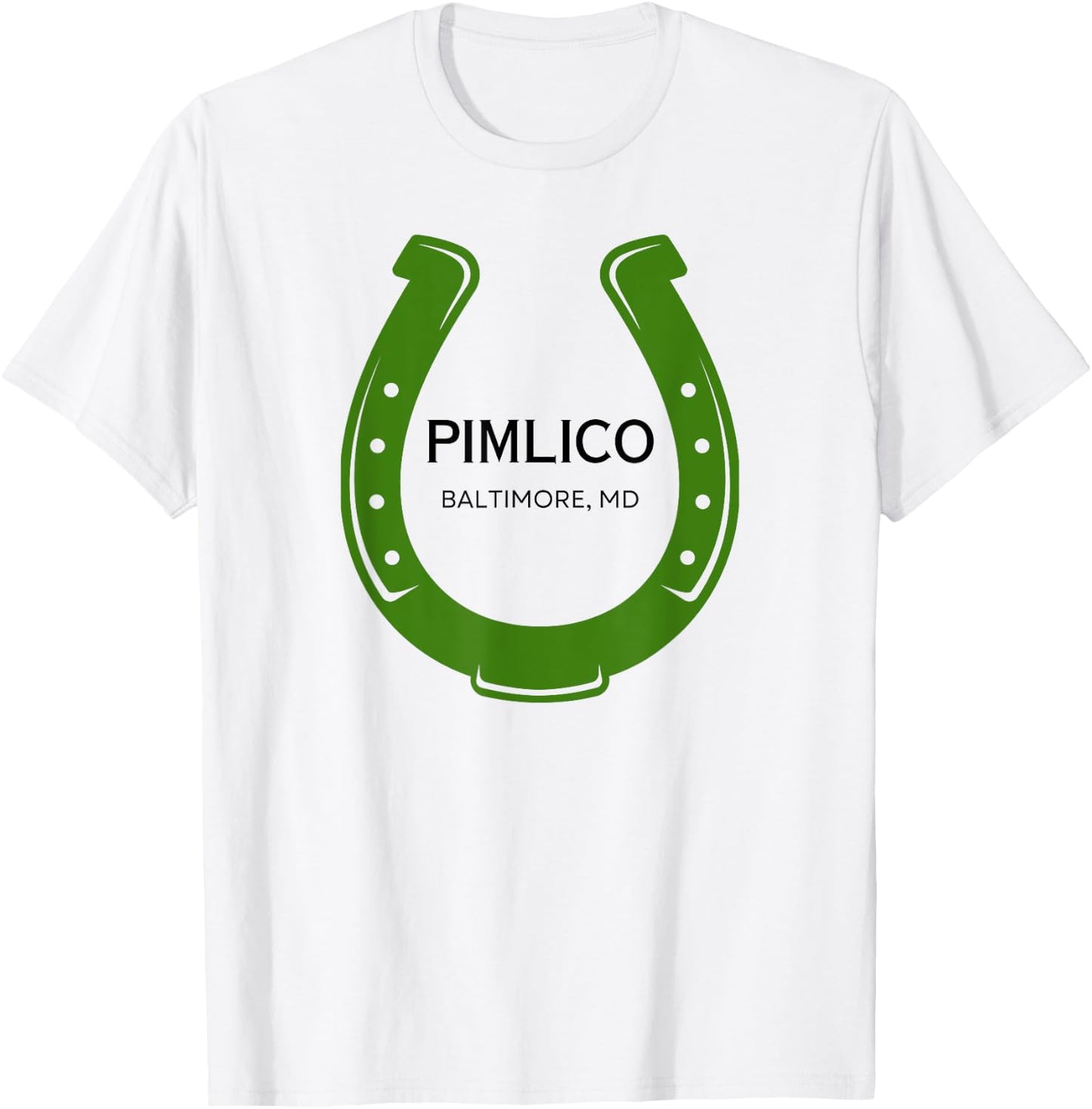 Pimlico Racing Horse Race Racetrack Horse Race Course MD T-Shirt - T-Shirt | White