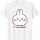 Mimi & Neko Mimi Bunny Face T-Shirt - T-Shirt | White