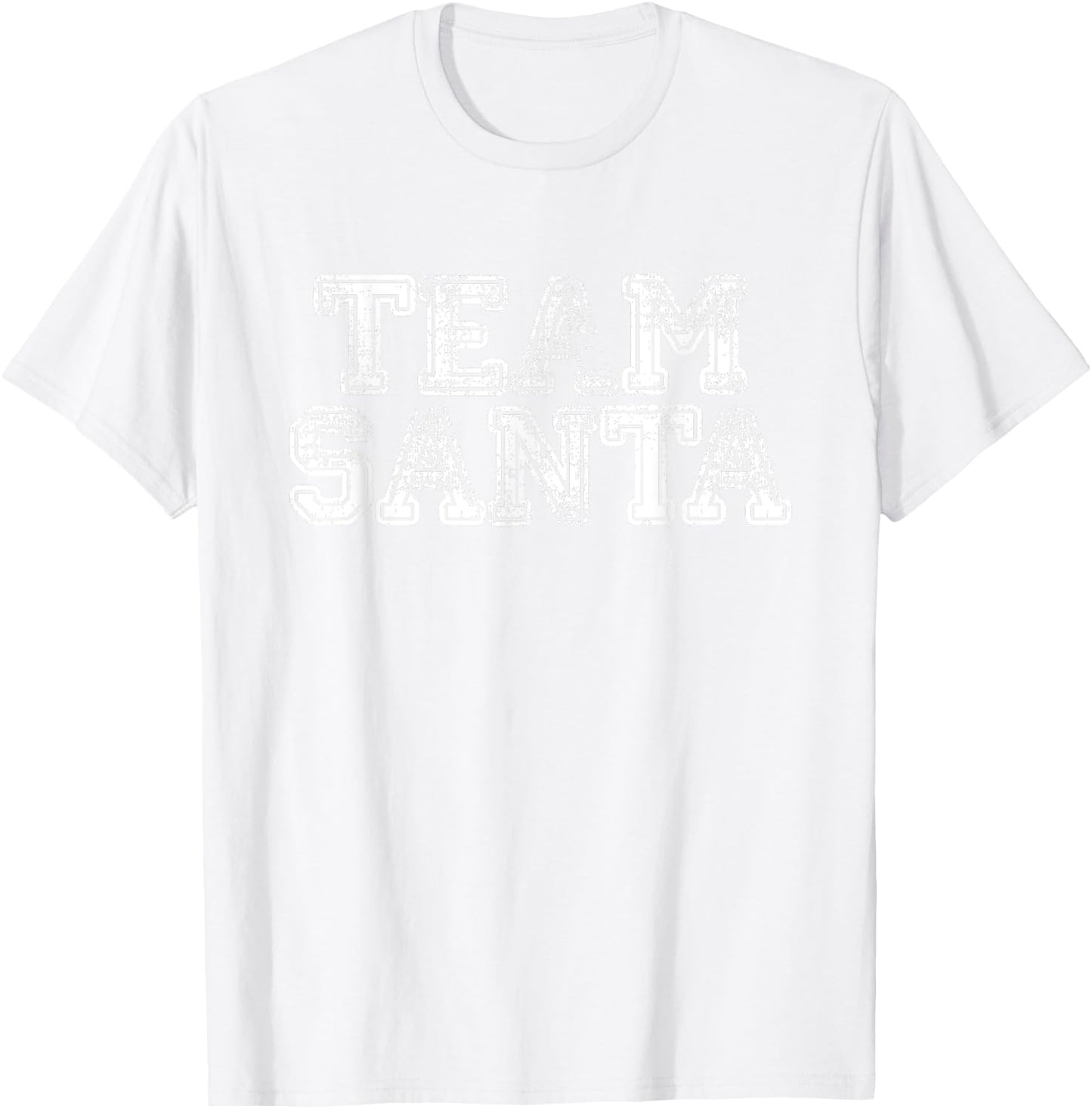 Team Santa T Shirt - Funny Fun Christmas Day T-Shirt - T-Shirt | White