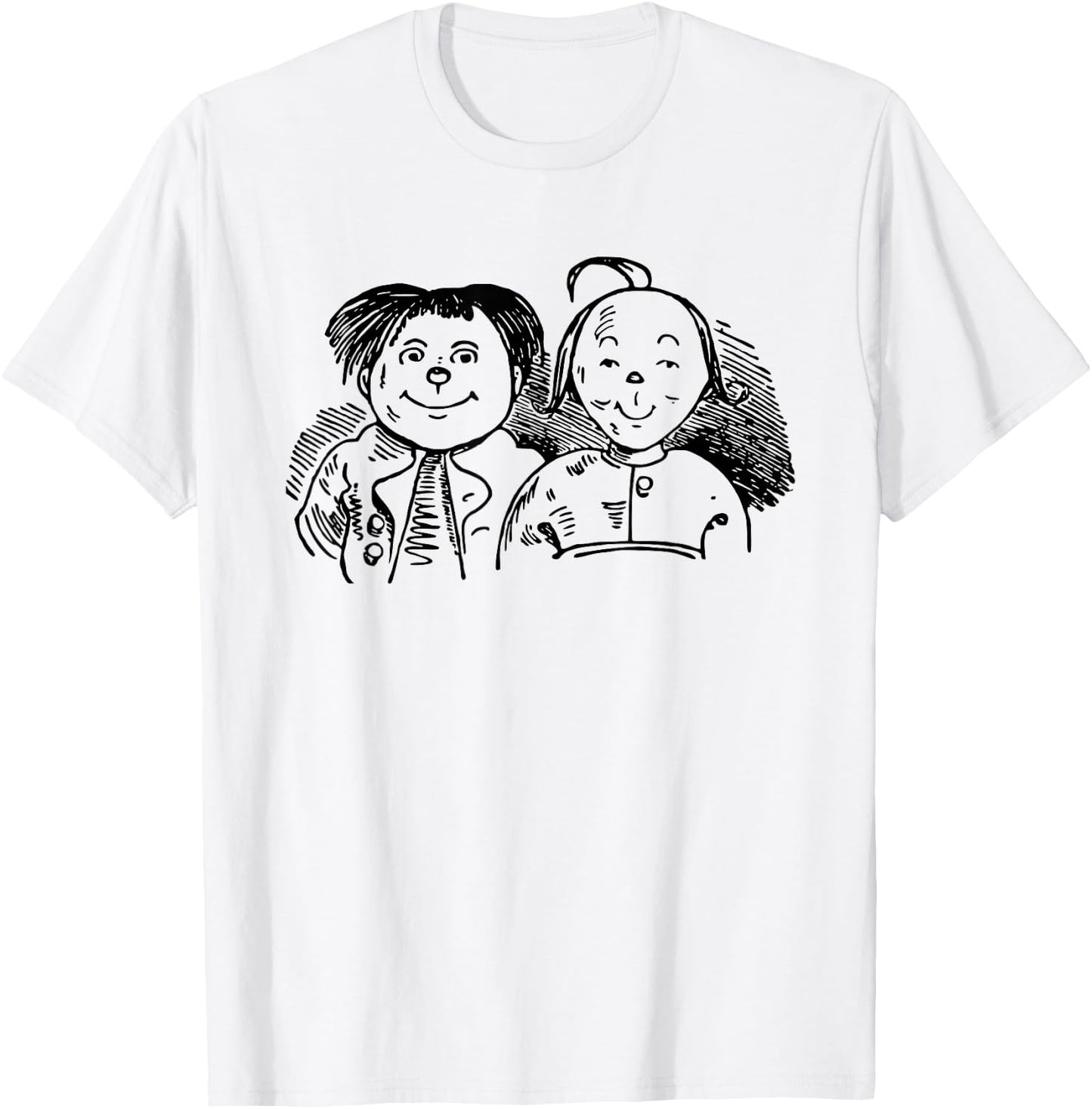 Max and Moritz Wilhelm Busch German children's book classic T-Shirt - T-Shirt | White