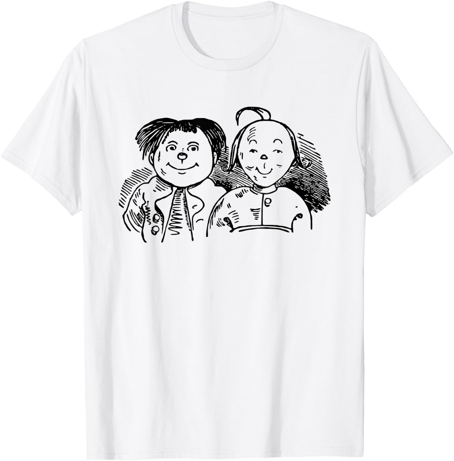 Max and Moritz Wilhelm Busch German children's book classic T-Shirt - T-Shirt | White