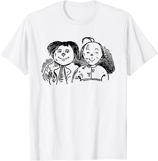 Max and Moritz Wilhelm Busch German children's book classic T-Shirt - T-Shirt | White