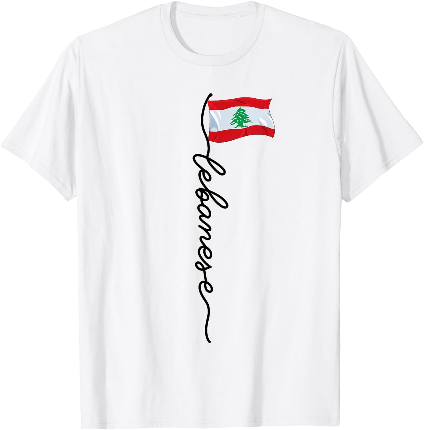 Lebanon Signature Lebanese T-Shirt - T-Shirt | White