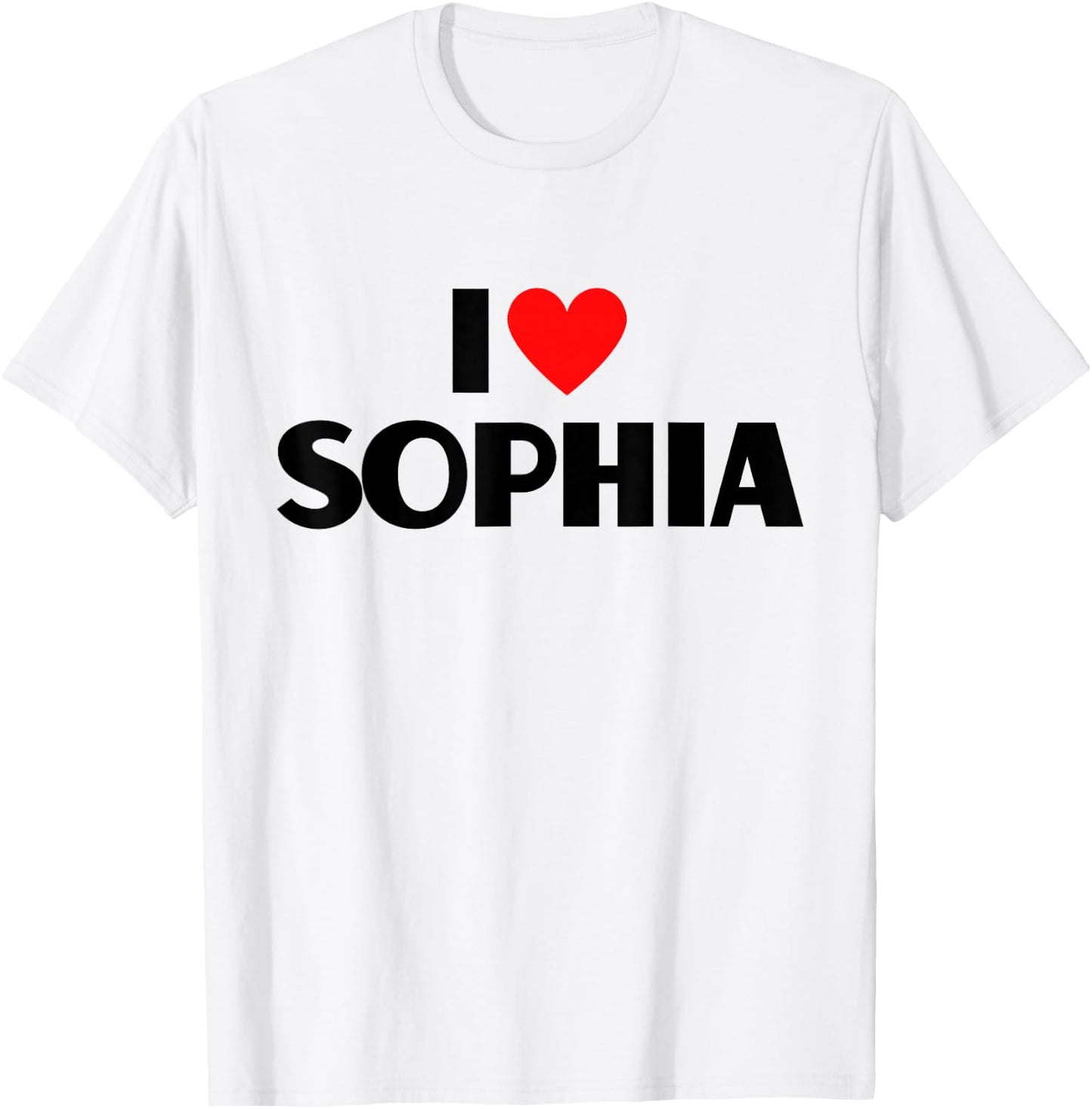 I Love Sophia - I Heart Sophia T-Shirt - T-Shirt | White