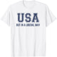 USA But In A Liberal Way, 4th of July T-Shirt - T-Shirt | White