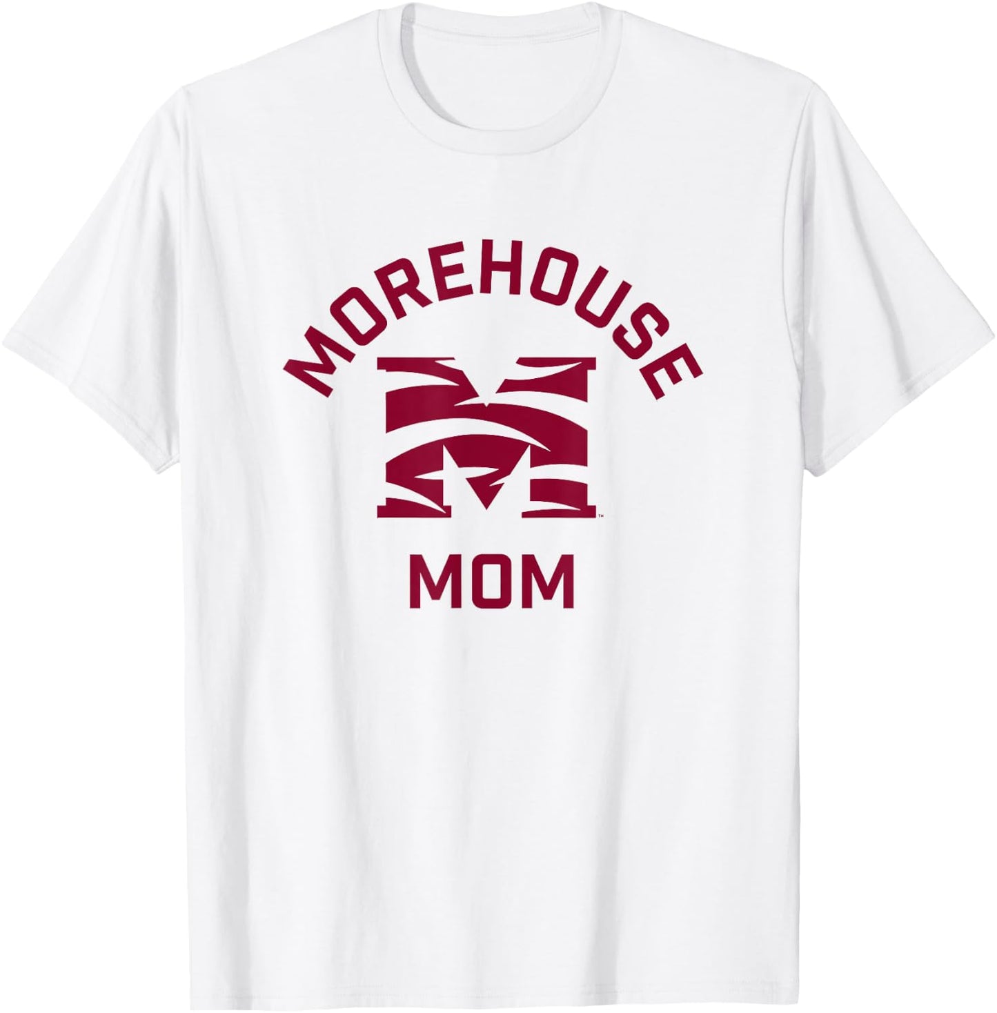 Morehouse College Maroon Tigers Arched Mom T-Shirt - T-Shirt | White