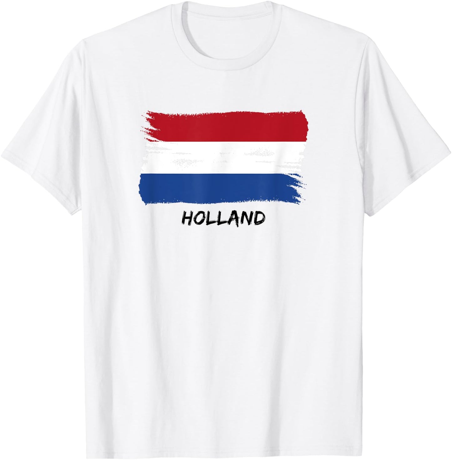 Dutch Orange Fan Flag Holland T-Shirt - T-Shirt | White
