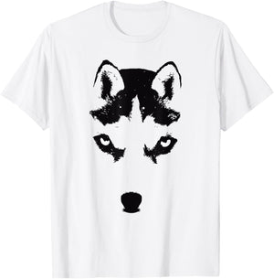 Cute Siberian Husky Puppy Dog Lover T-Shirt - T-Shirt | White