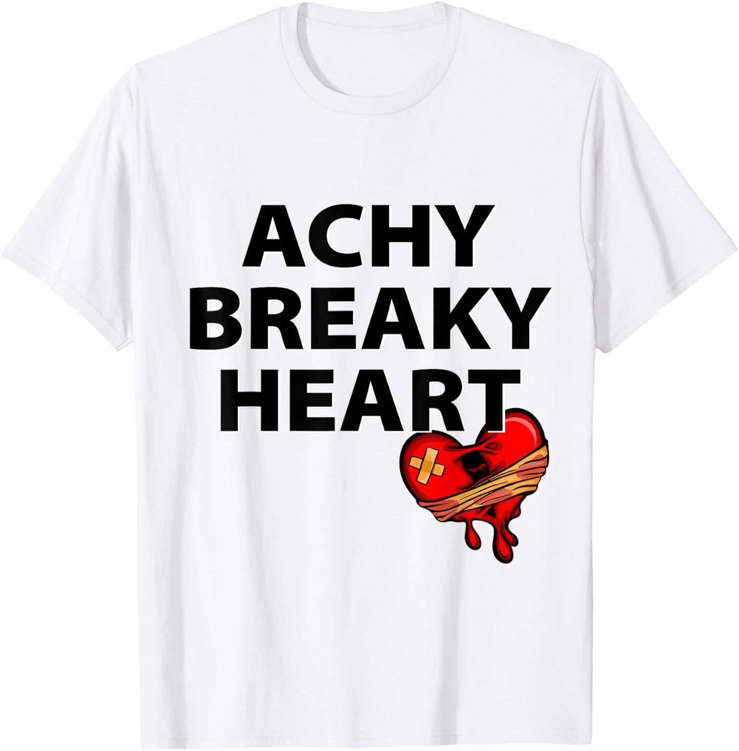 Achy Breaky Heart T-Shirt - T-Shirt | White