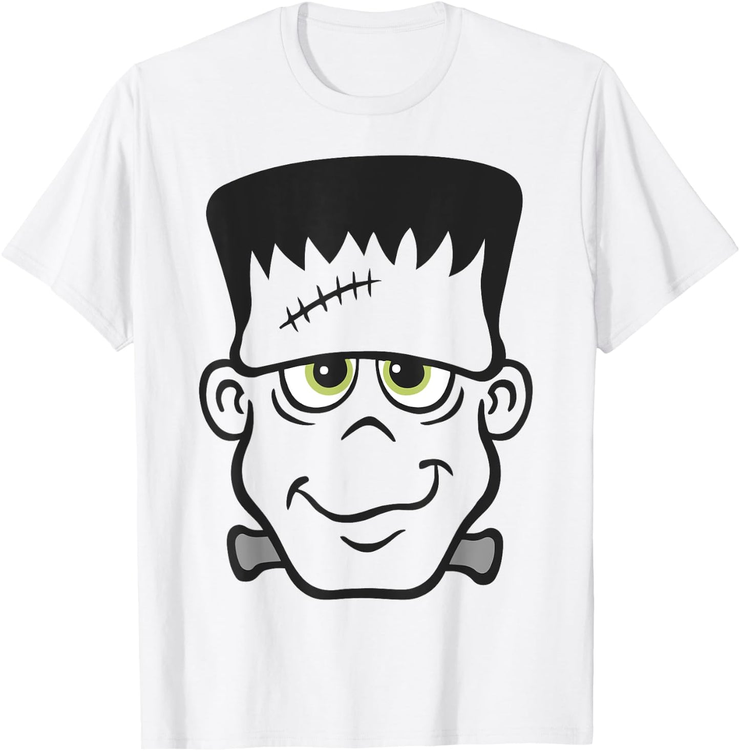 Frankenstein Monster Halloween Costume T-Shirt - T-Shirt | White