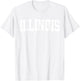 Retro Illinois Vintage Illinois Orange Throwback IL T-Shirt - T-Shirt | White