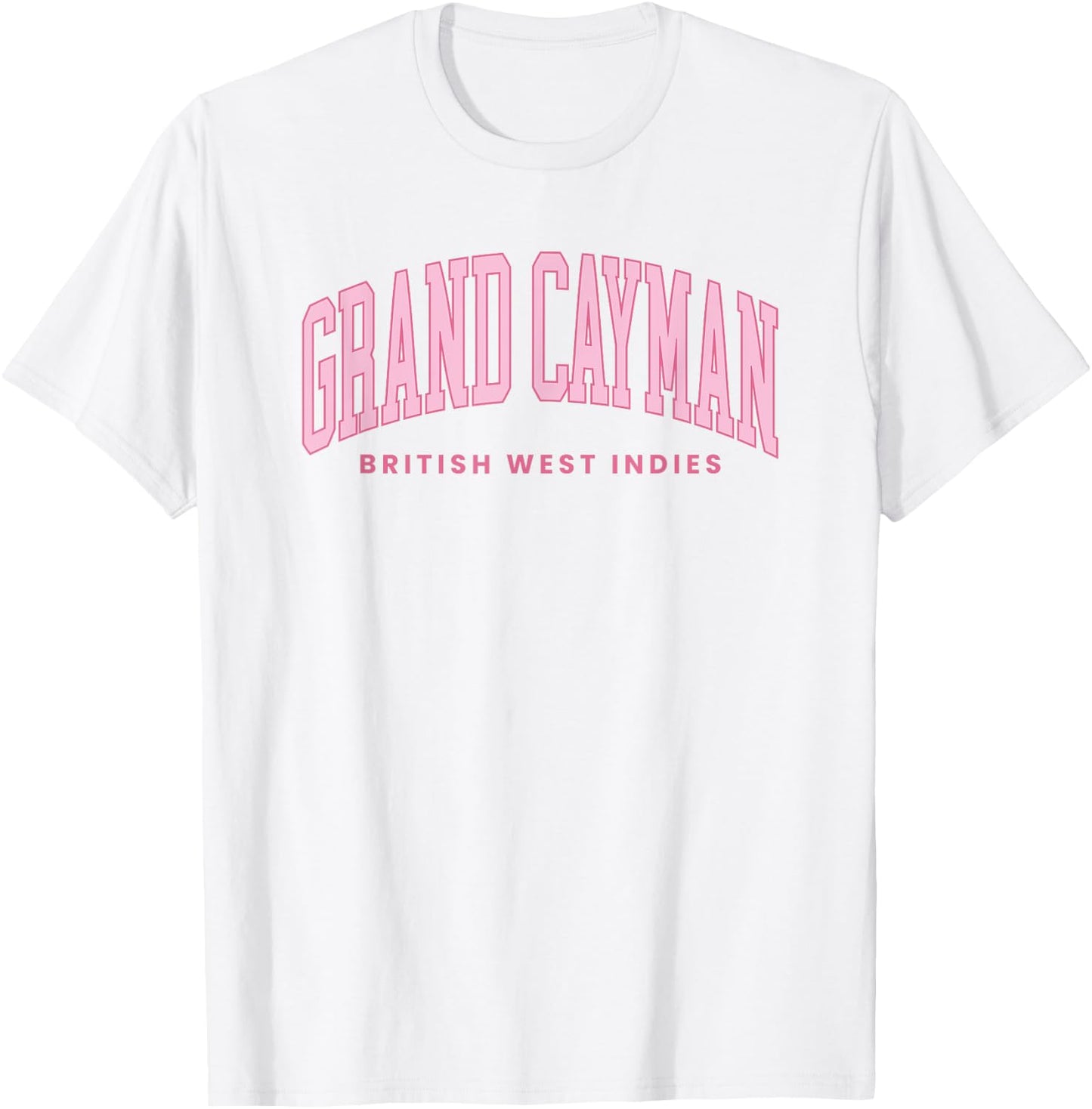 Grand Cayman Islands Summer Retro Preppy Throwback T-Shirt - T-Shirt | White