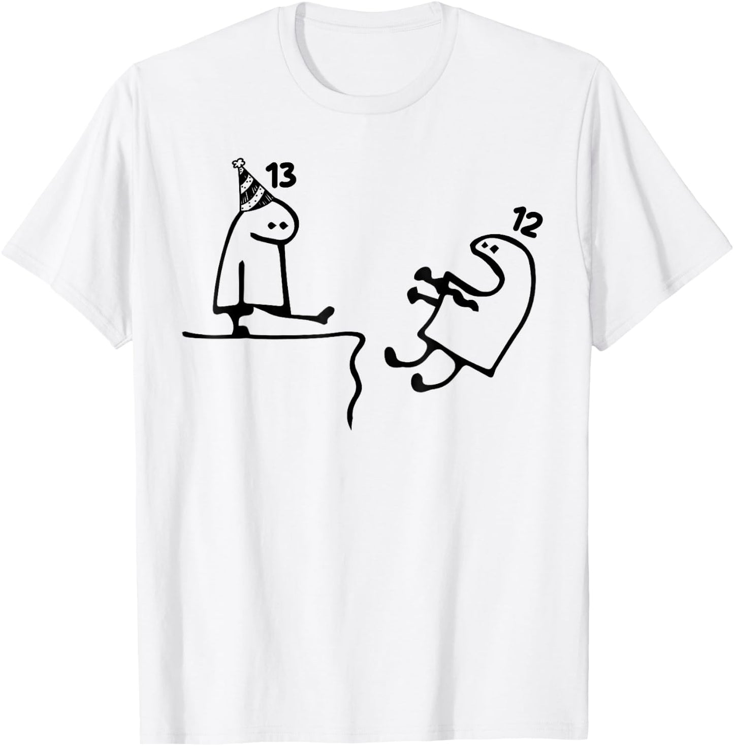 13th Birthday Party Funny 13 Years Old Birthday Teens T-Shirt - T-Shirt | White