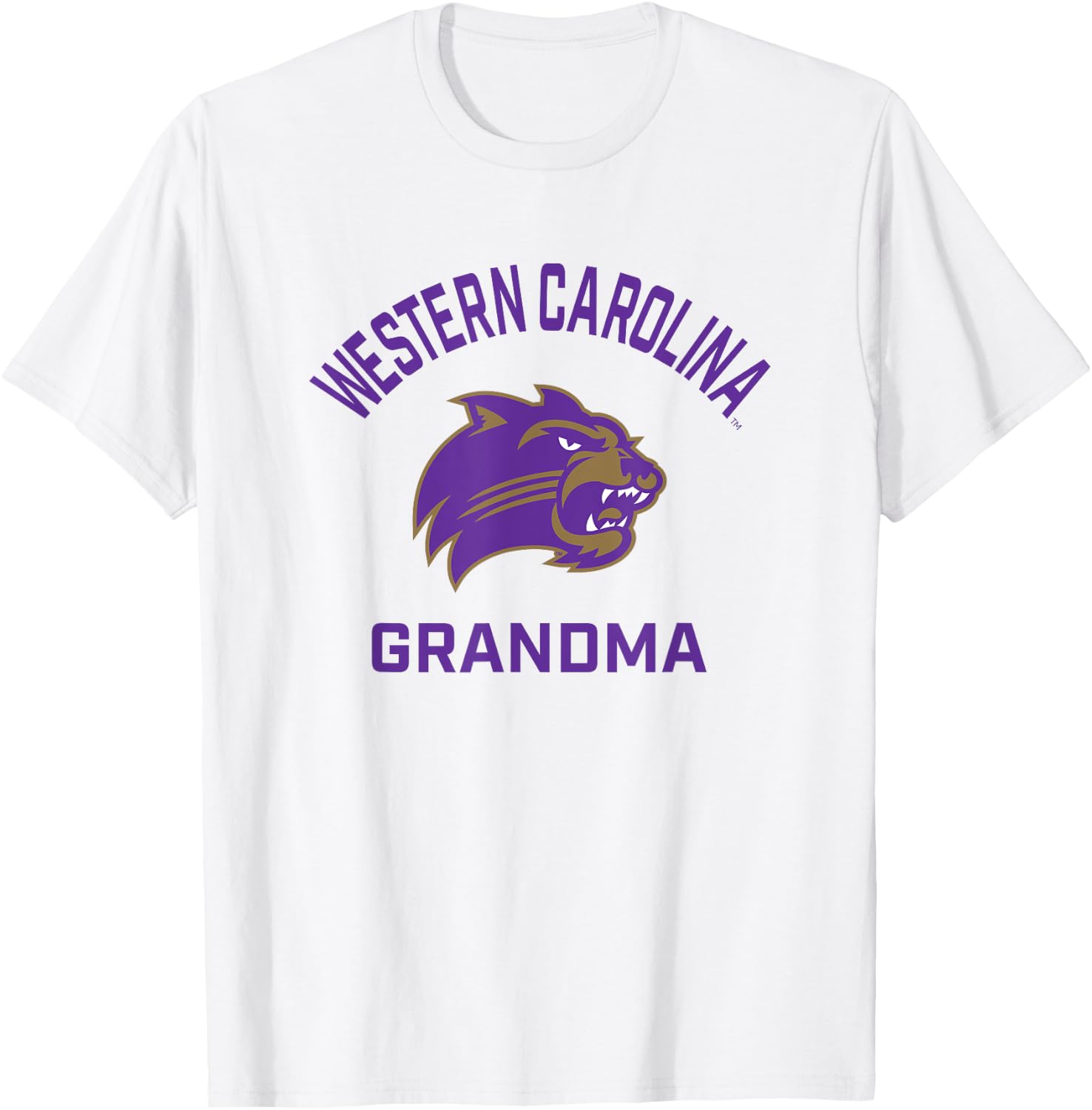 Western Carolina University Catamounts Arched Grandma T-Shirt - T-Shirt | White