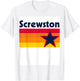 Screwston Texas H-town Houston Retro White T-Shirt - T-Shirt | White