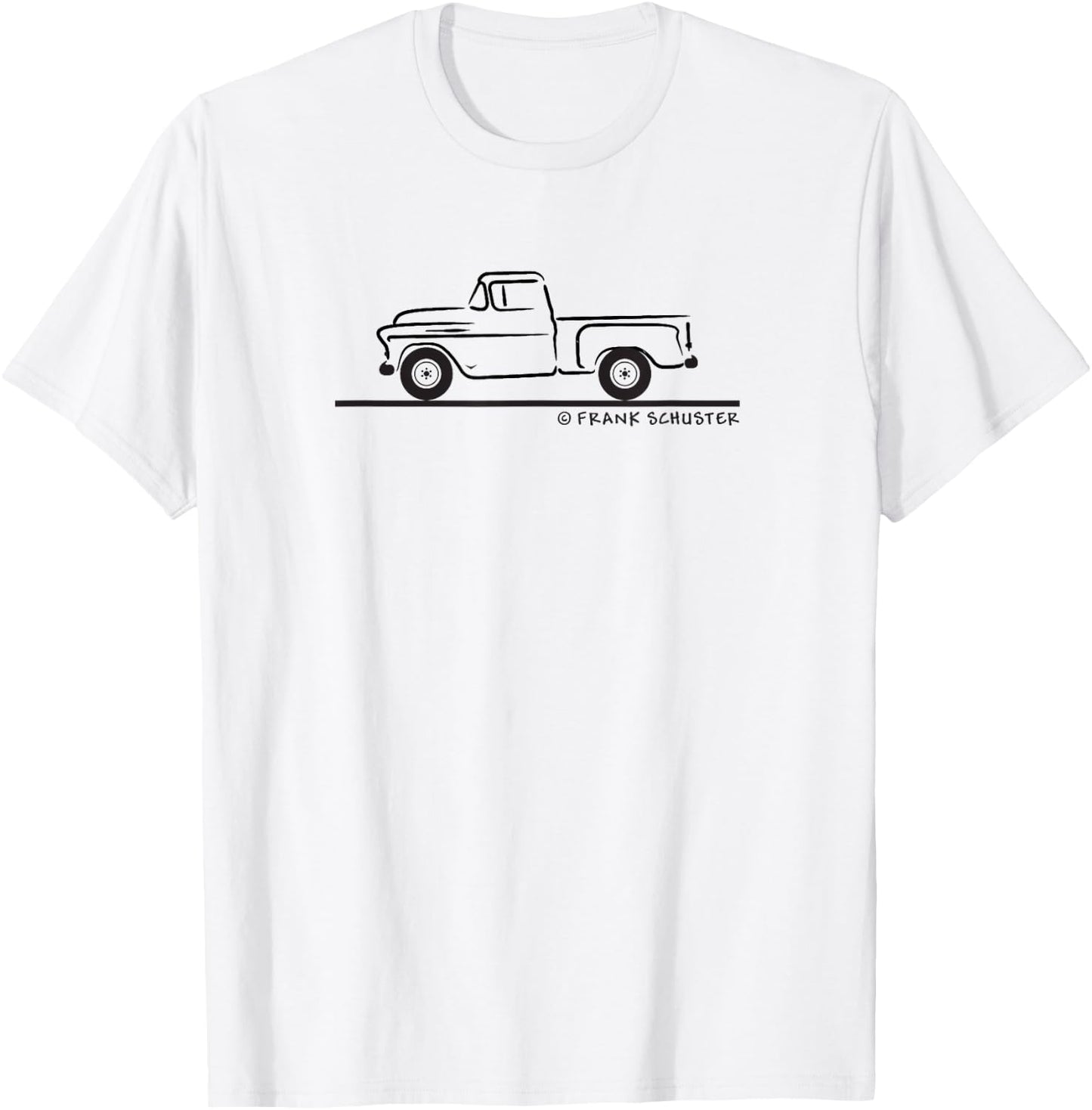 1955 55 Chevys Truck T-Shirt - T-Shirt | White