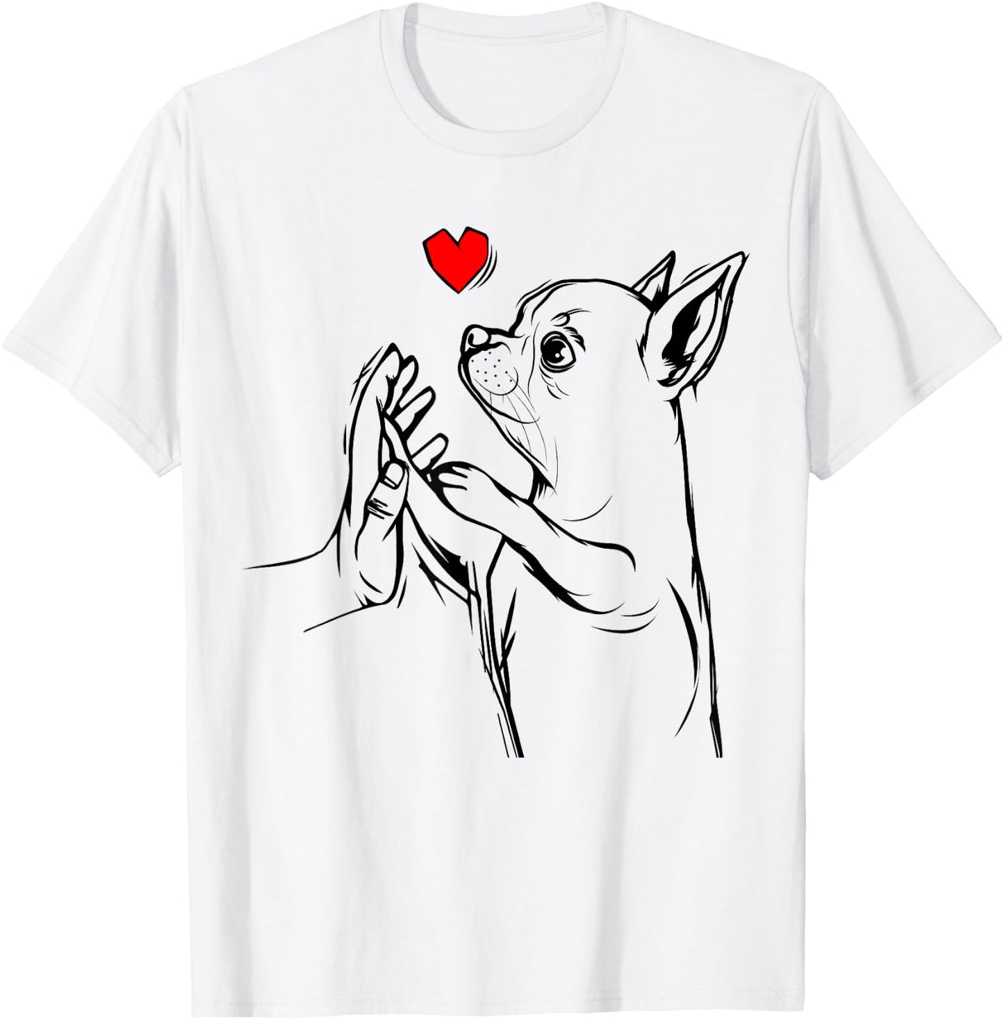 Chihuahua Love Dog Mom Girls T-Shirt - T-Shirt | White