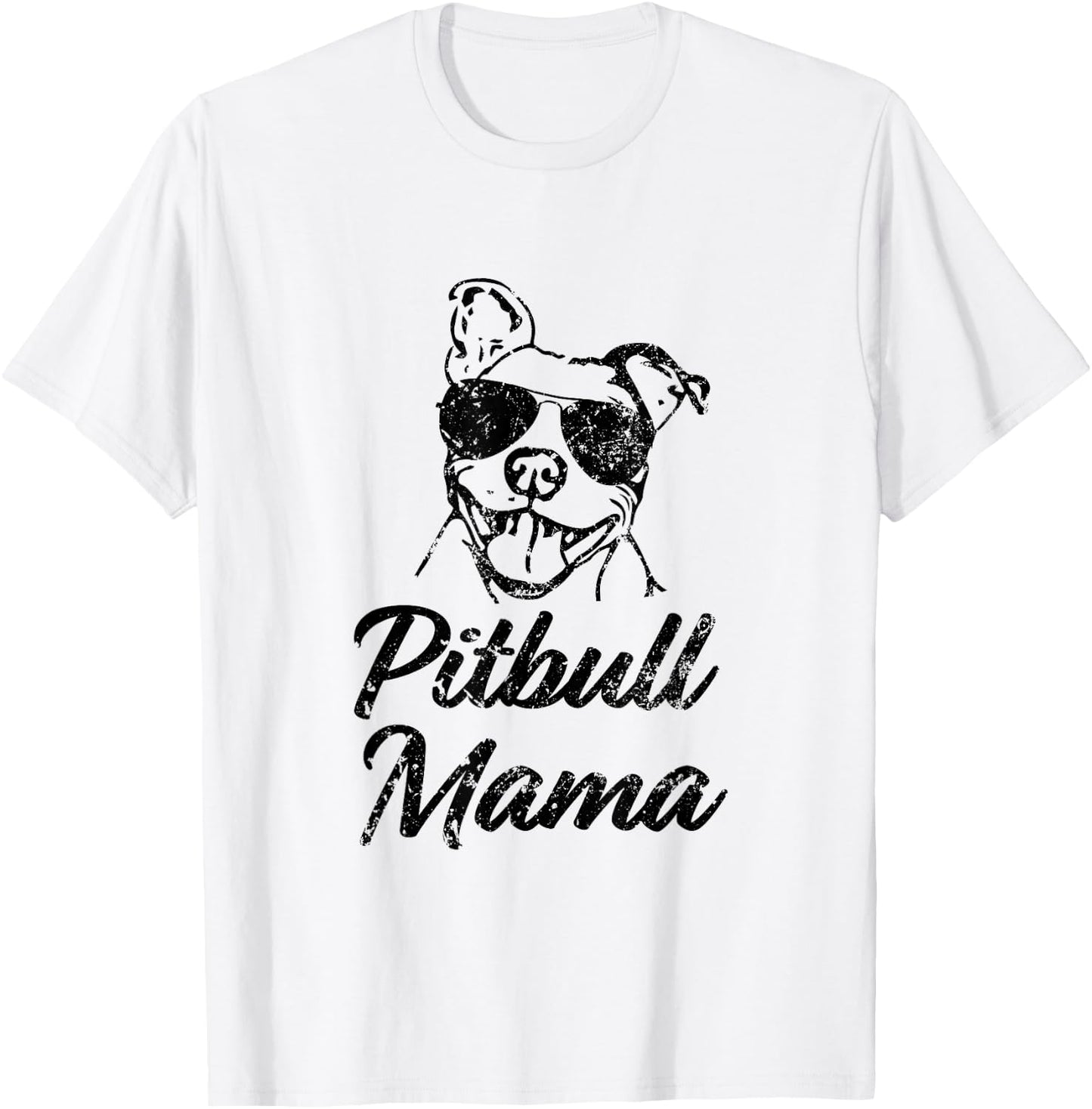 Proud Pitbull Mom Shirt - Pittie Mom, pitbull shirt T-Shirt - T-Shirt | White