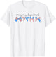 Fourth of July Emergency Department Coquette Bows ER Nurse T-Shirt - T-Shirt | White