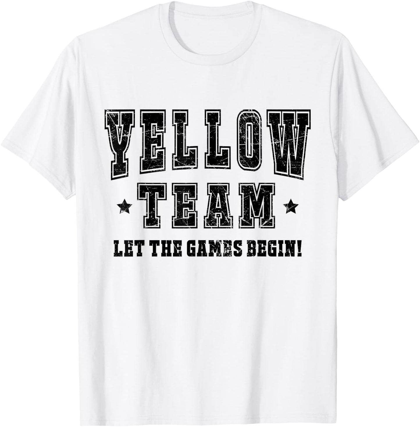 Yellow Team Field Day Spirit Squad Let The Games Begin 2024 T-Shirt - T-Shirt | White