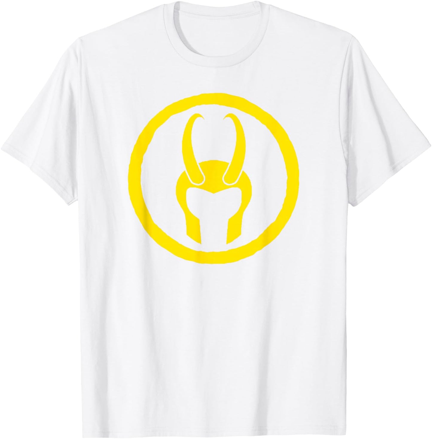 Marvel Loki Horned Helmet Comic Icon T-Shirt - T-Shirt | White