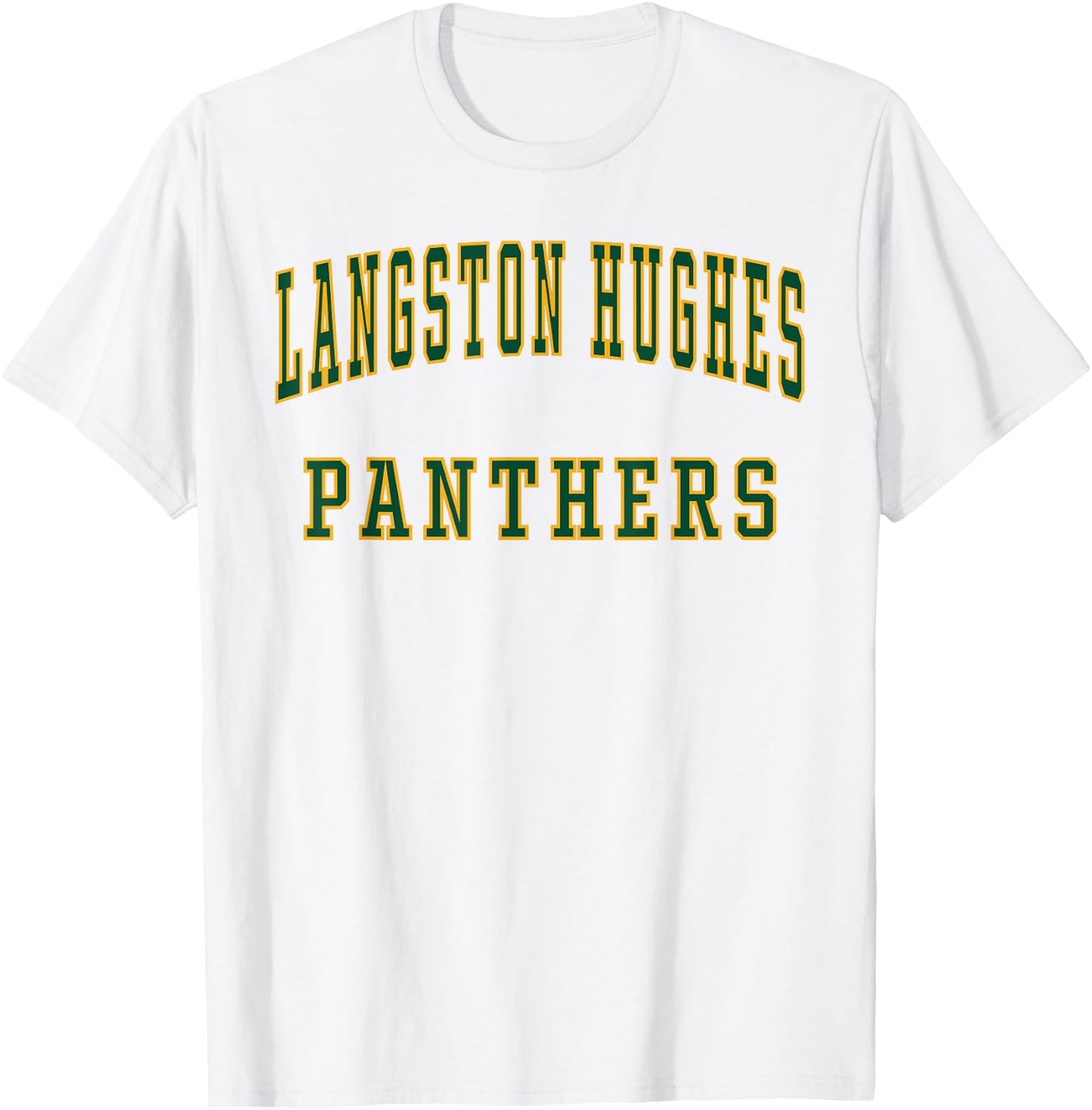 Langston Hughes High School Panthers T-Shirt - T-Shirt | White