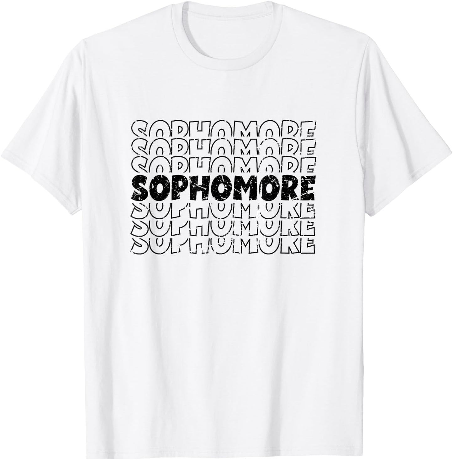 Vintage Sophomore T-Shirt - T-Shirt | White