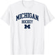 University of Michigan Wolverines U of M Hockey T-Shirt - T-Shirt | White