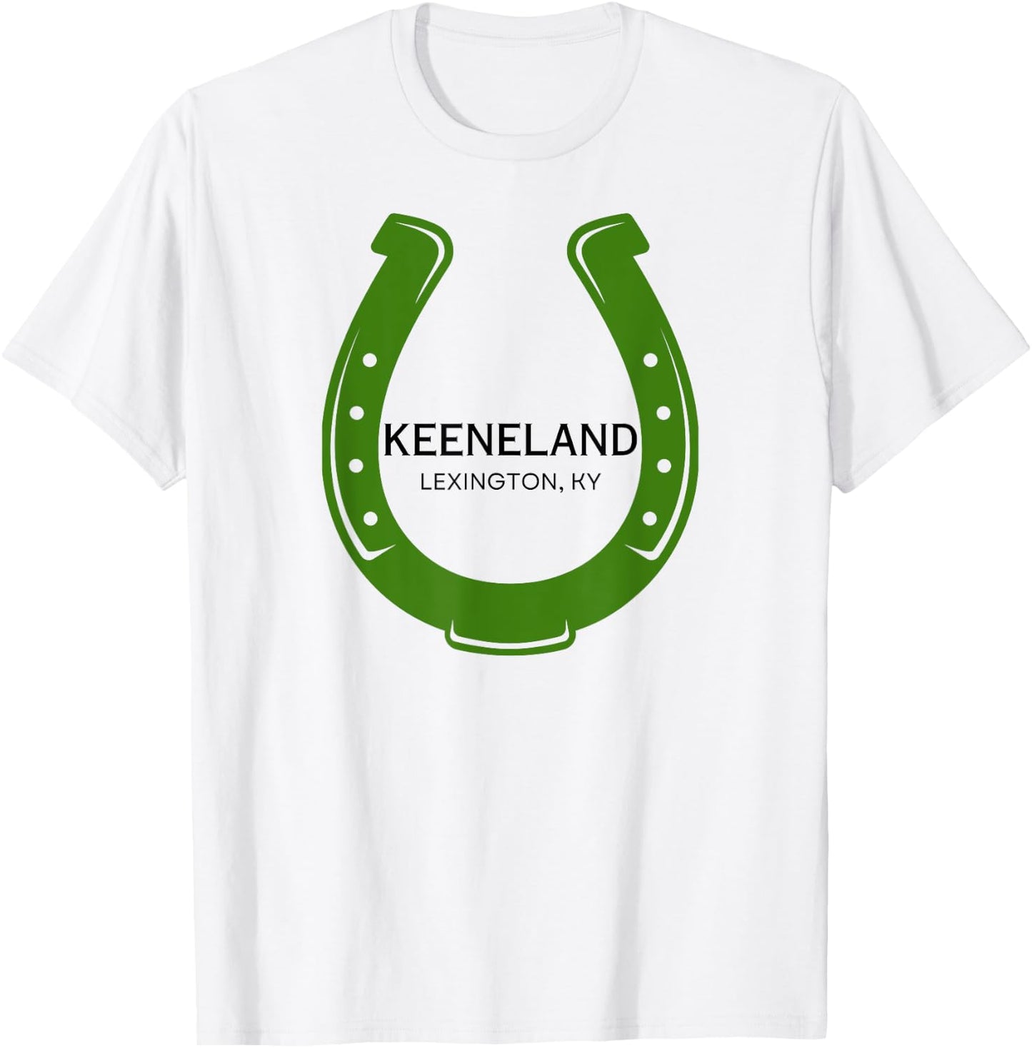 Keeneland Racing Horse Race Racetrack Horse Racing Course KY T-Shirt - T-Shirt | White