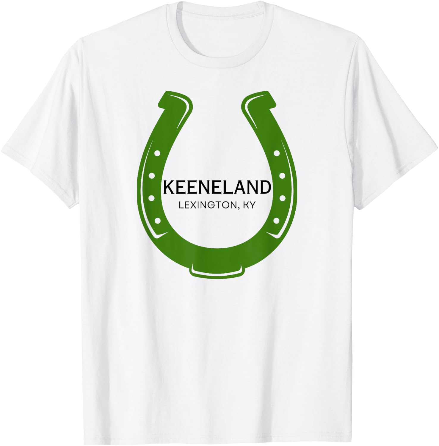 Keeneland Racing Horse Race Racetrack Horse Racing Course KY T-Shirt - T-Shirt | White