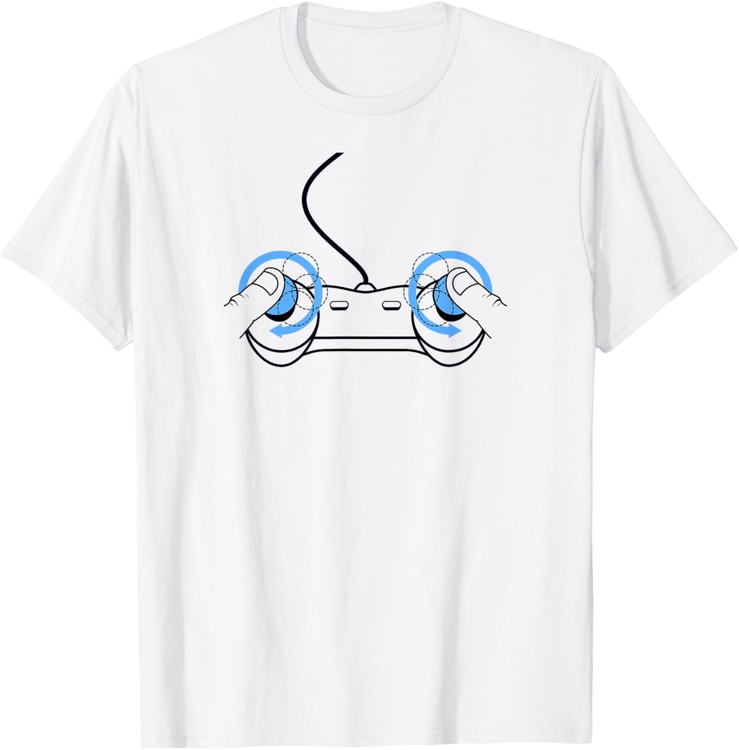 Funny boobs controller design T-Shirt - T-Shirt | White