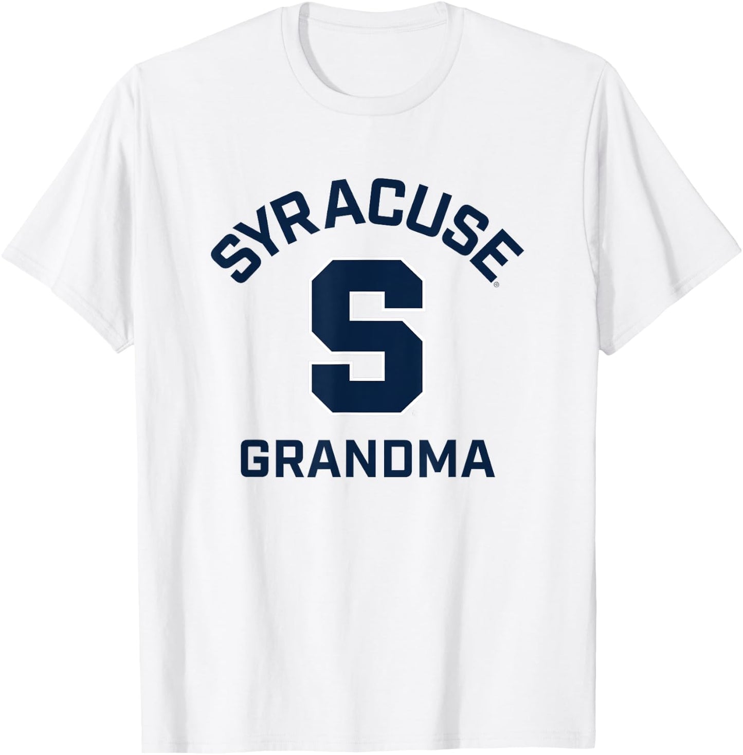 Syracuse University Orange Arched Grandma T-Shirt - T-Shirt | White