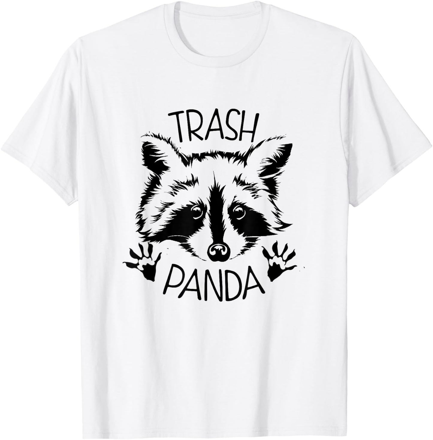 Raccoon Lover : Trash Panda Raccoon T-Shirt - T-Shirt | White