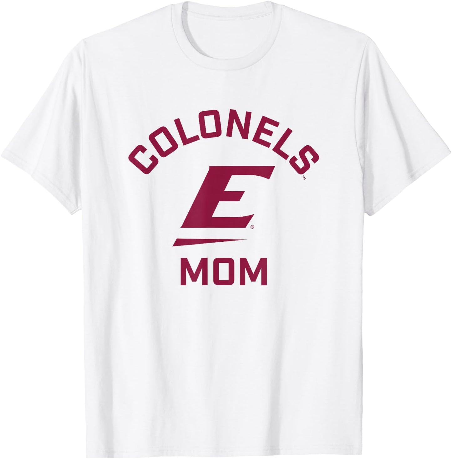 Eastern Kentucky University EKU Colonels Arched Mom T-Shirt - T-Shirt | White