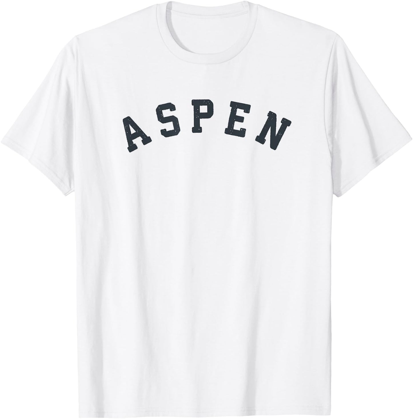 Vintage Aspen T Shirt / Old Retro Aspen Sports Gift Shirt T-Shirt - T-Shirt | White