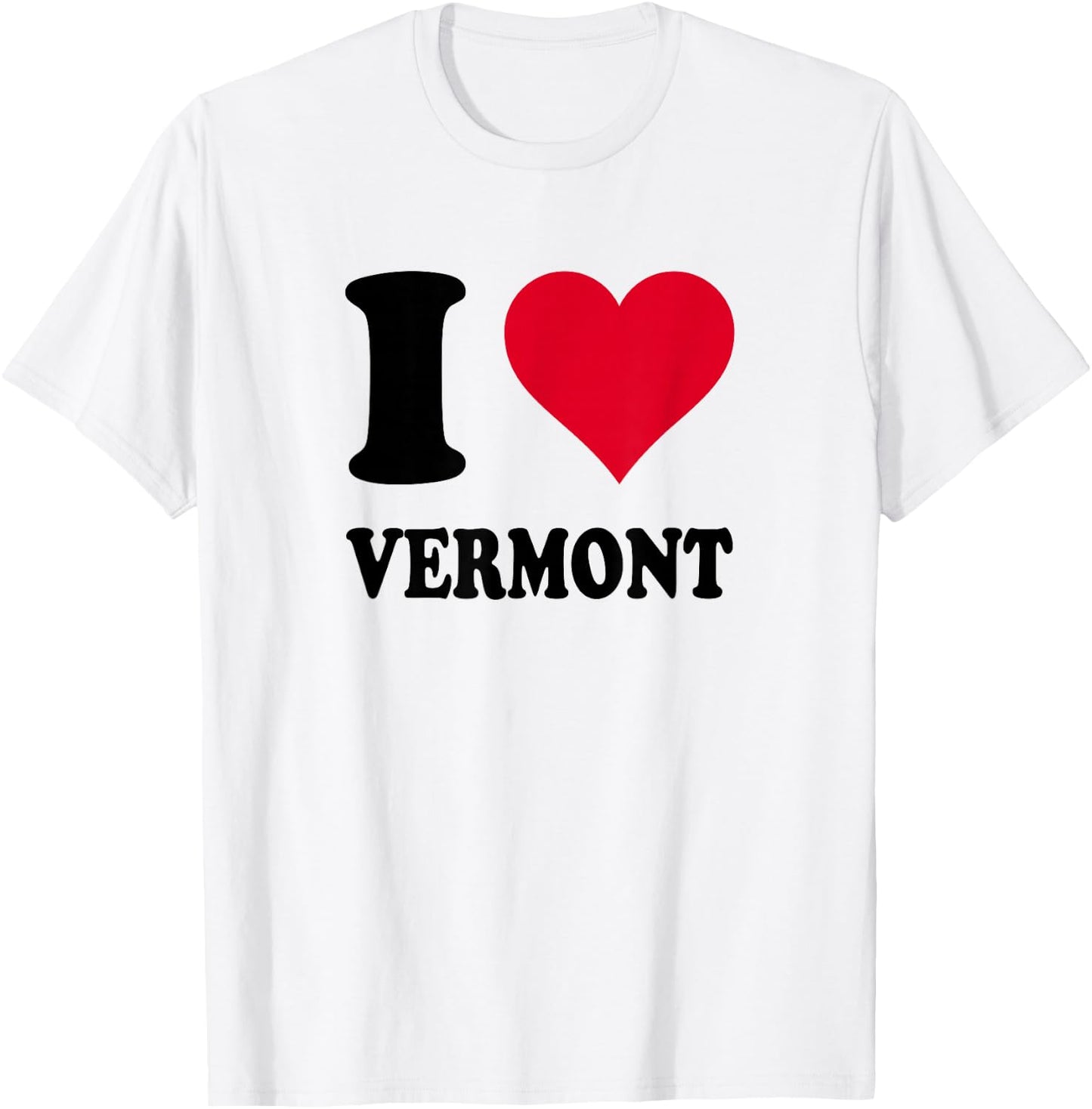 I Love Vermont T-Shirt - T-Shirt | White