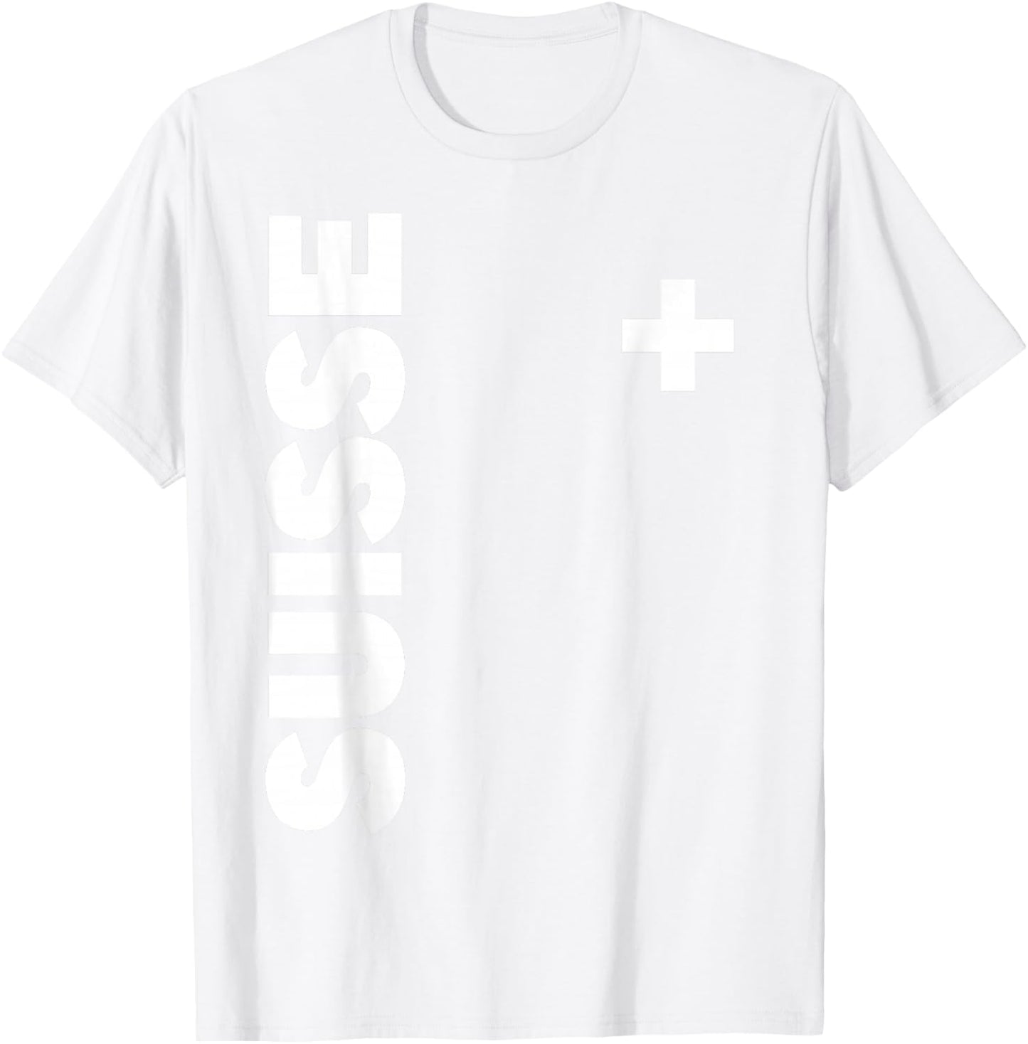 SWI Swiss Fan Flag Switzerland T-Shirt - T-Shirt | White