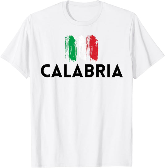 Calabria City Italy Vacations Traveling Italian Women Men T-Shirt - T-Shirt | White