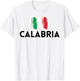 Calabria City Italy Vacations Traveling Italian Women Men T-Shirt - T-Shirt | White