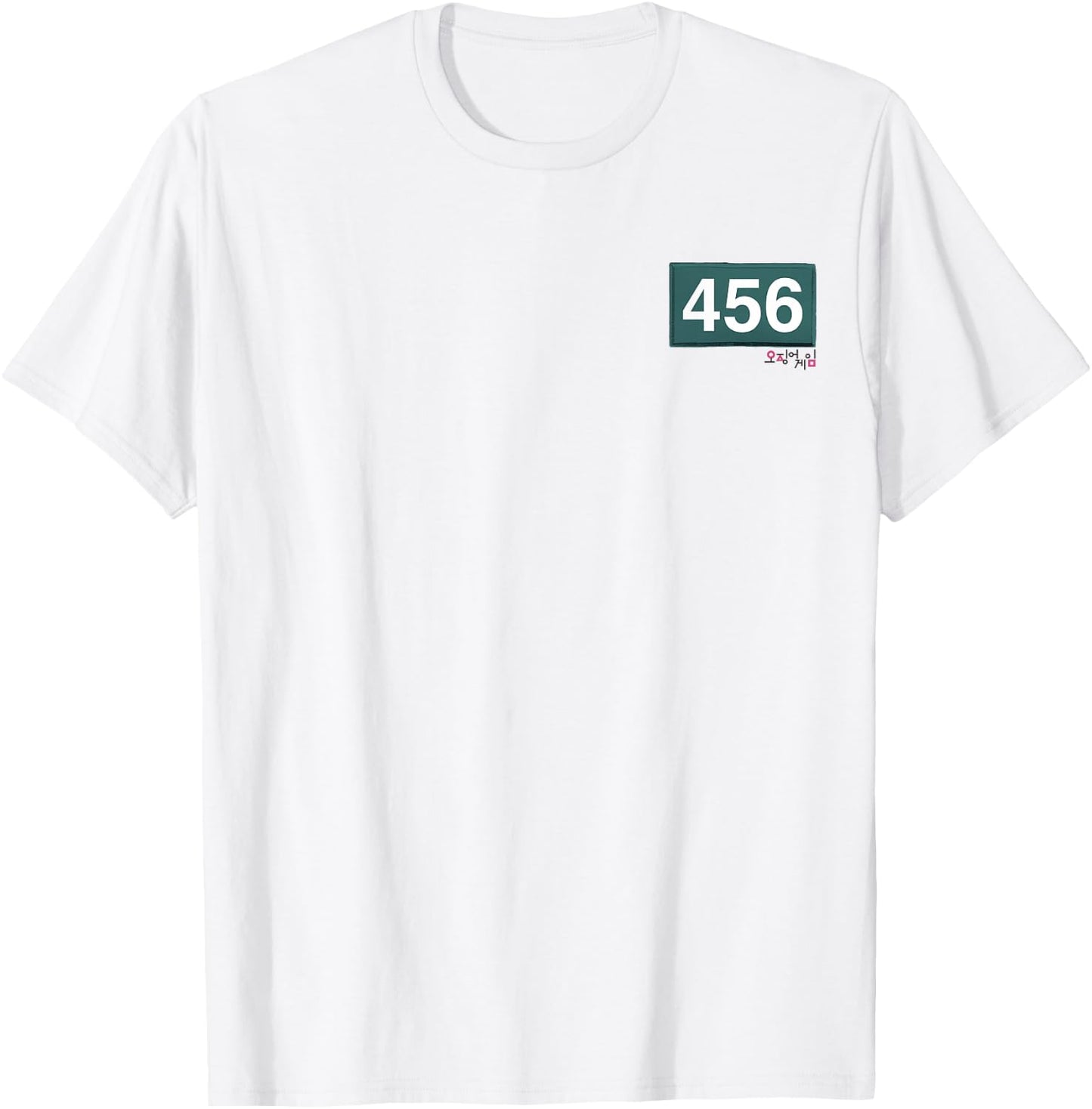 Squid Game Player 456 Pocket Costume T-Shirt - T-Shirt | White