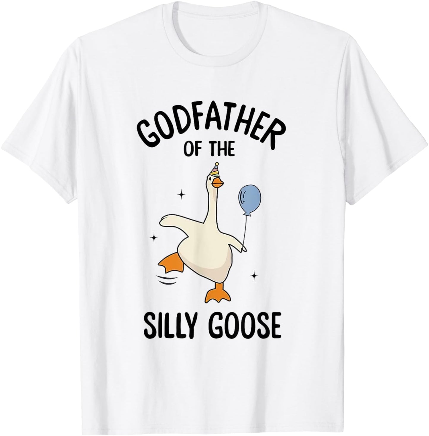 Godfather Of The Silly Goose First Birthday Family Matching T-Shirt - T-Shirt | White