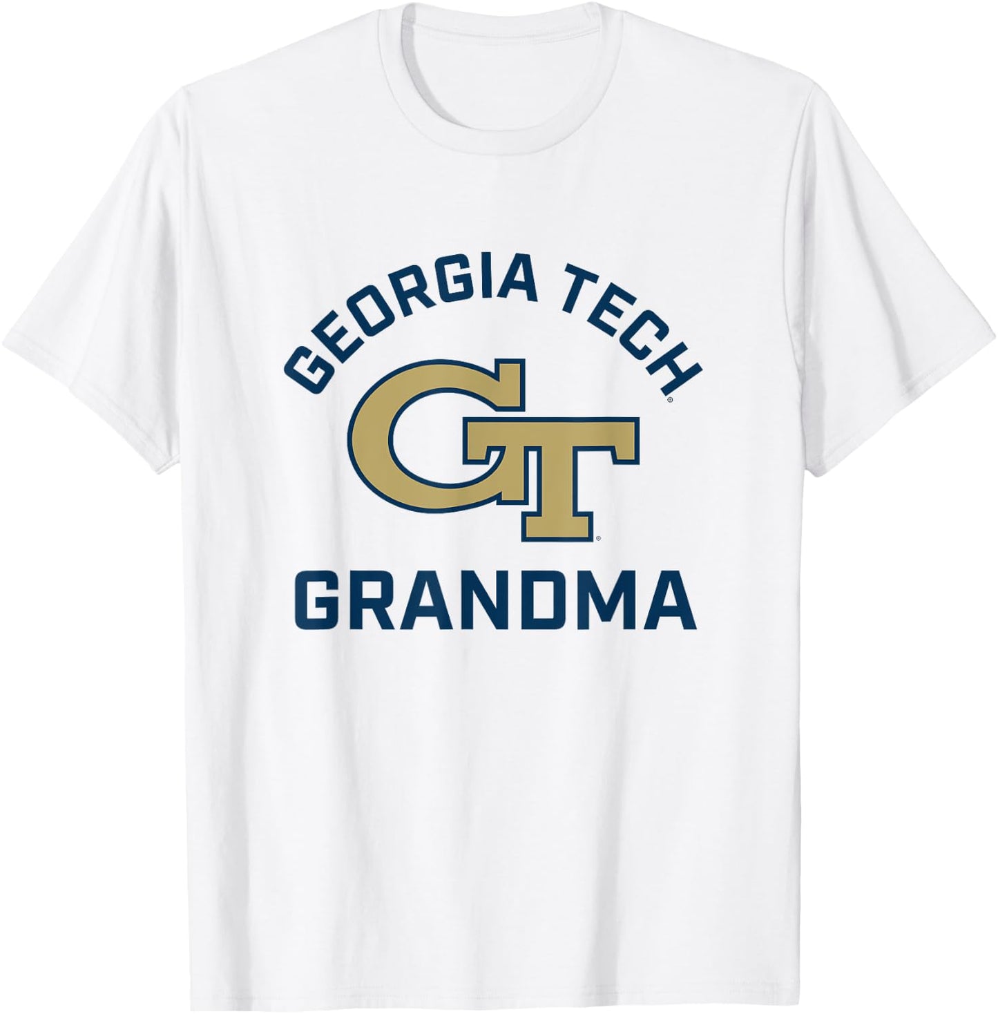 Georgia Tech Yellow Jackets Arched Grandma T-Shirt - T-Shirt | White
